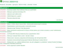 Tablet Screenshot of jablonna.pl